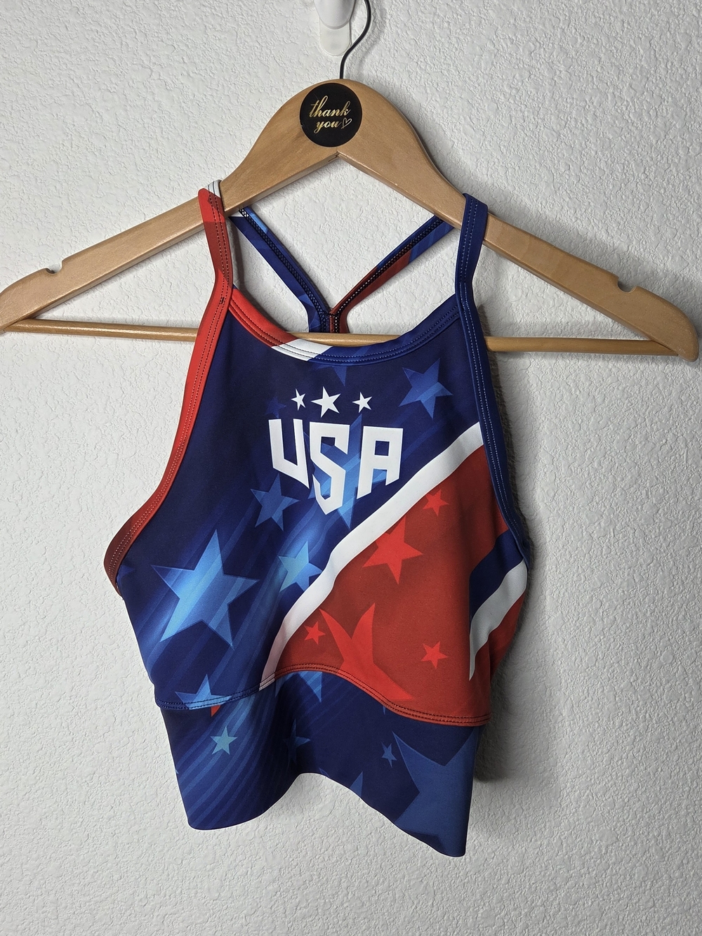 Zoot Women’s LTD Run Crop USA Stars Blue & Red Size M